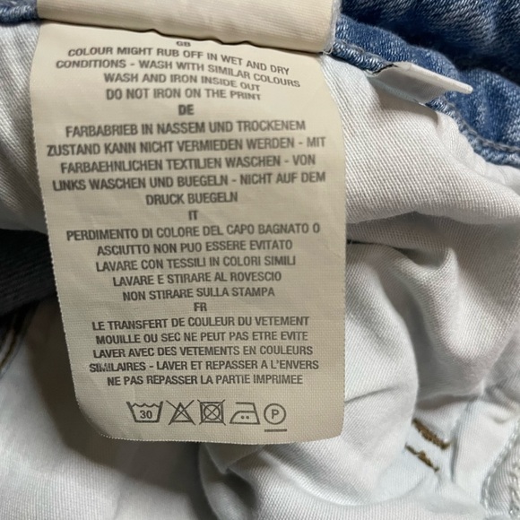 Closed Relaxed Fit Straight Leg High Rise Medium Blue Denim Jeans Womens Size 29 - Picture 13 of 14